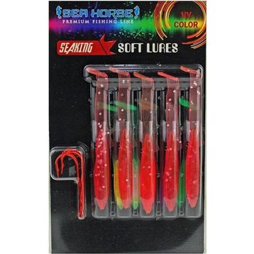 Sea Horse Glow C2 6.5 gr 5'li Paket Silikon Balık Suni Yem