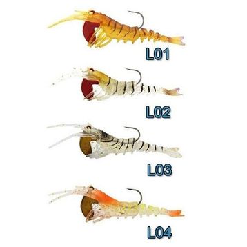 Sea Horse Manic 3D Shrimp 7 cm Karides Silikon Yem
