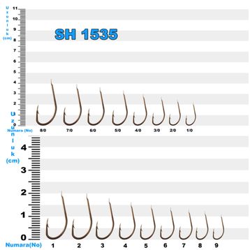 Sea Horse SH-1535 NO:3/0 100'lü İğne