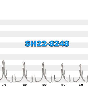 Sea Horse SH22-8248 NO:6/0 Üçlü 2'li İğne