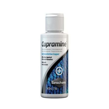 Seachem Cupramine 50 ml Dış Parazit İlacı