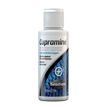 Seachem Cupramine 50 ml Dış Parazit İlacı