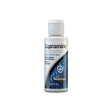 Seachem Cupramine 50 ml Dış Parazit İlacı