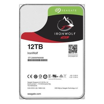 Seagate IronWolf Nas ST12000VN0008 SATA 3.0 7200 RPM 3.5" 12 TB Harddisk