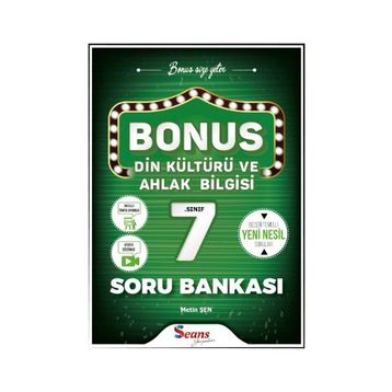 Seans Yayınları 7. Sınıf Din Kültürü Ve Ahlak Bilgisi Bonus Soru Bankası