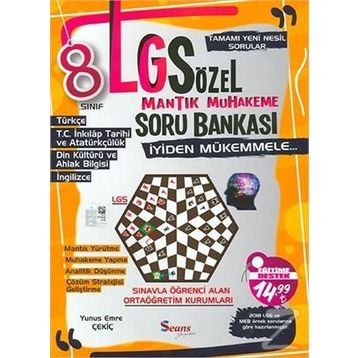 Seans Yayınları 8.Sınıf LGS Sözel Mantık Muhakeme Soru Bankası