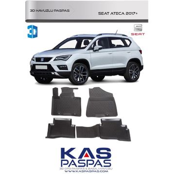 Seat Ateca 2017 Model 3D Havuzlu Paspas