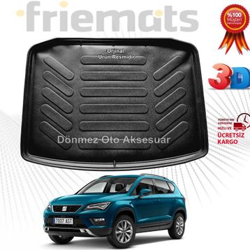 Seat Ateca Oto Paspas 4,5D 2017-2019 Siyah 5 Parça
