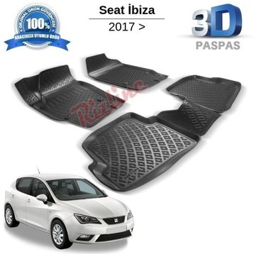 Seat İbiza 2017 3D Havuzlu Paspas