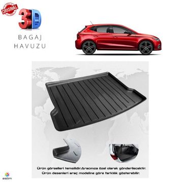Seat Ibiza 2017 Sonrası 3d Bagaj Havuzu