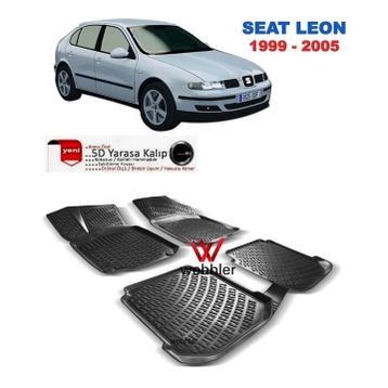 Seat Leon 1999-2005 3D Havuzlu Paspas