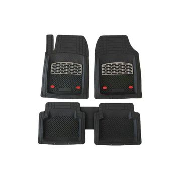 Seat Leon 2 2005 2012 Krom Karbon Derin Havuzlu Oto Paspas