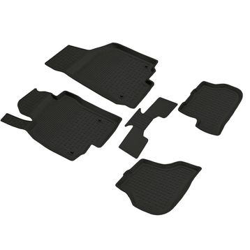Seat Leon 2 Oto Paspas 4,5D 2006-2012 Siyah 5 Parça