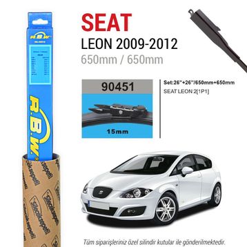 Seat Leon 2009-2012 Muz Silecek Takımı