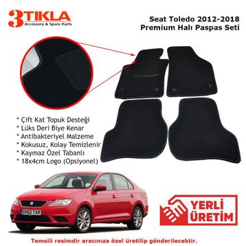Seat Toledo Oto Paspas 4,5D 2006-2012 Siyah 5 Parça
