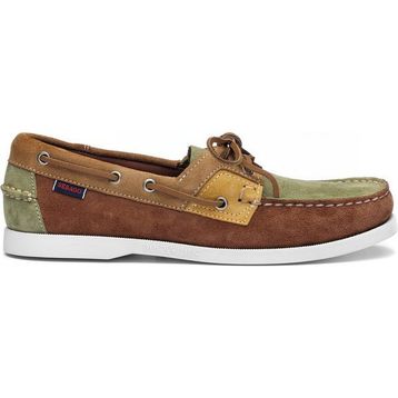 Sebago 711231W Deri Koyu Kahve Yeşil Erkek Günlük Ayakkabı