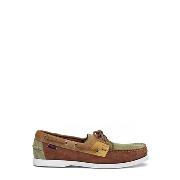 Sebago 711231W Deri Koyu Kahve Yeşil Erkek Günlük Ayakkabı