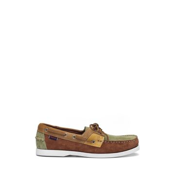 Sebago 711231W Deri Koyu Kahve Yeşil Erkek Günlük Ayakkabı