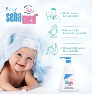 Sebamed 3x250 ml Bebek Şampuanı