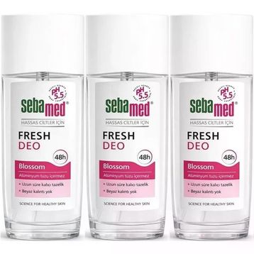 Sebamed 3x75 ml Fresh Blossom Kadın Sprey Deodorant