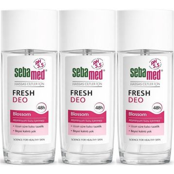 Sebamed 3x75 ml Fresh Blossom Kadın Sprey Deodorant