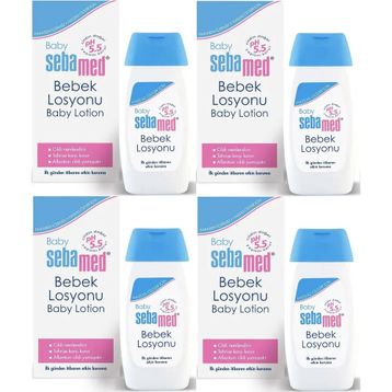 Sebamed 4x200 ml Bebek Vücut Losyonu