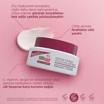Sebamed 50 ml Wrinkle Filler Kırışıklık Karşıtı Krem Dolgunlaştırıcı