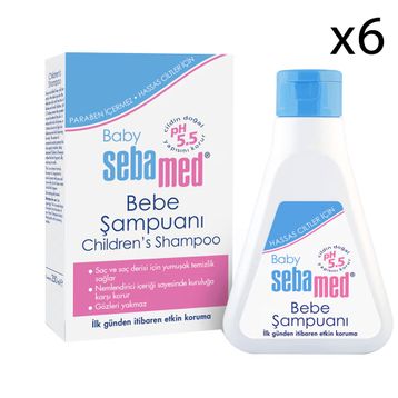 Sebamed 6x250 ml Bebek Şampuanı