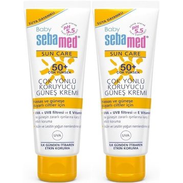 Sebamed Baby Sun Care 75 ml 50+ Çok Yüksek Faktör 2 Adet Çocuk Güneş Kremi