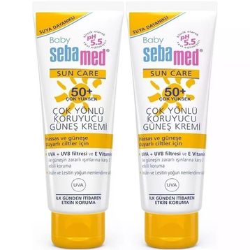 Sebamed Baby Sun Care 75 ml 50+ Çok Yüksek Faktör 2 Adet Çocuk Güneş Kremi