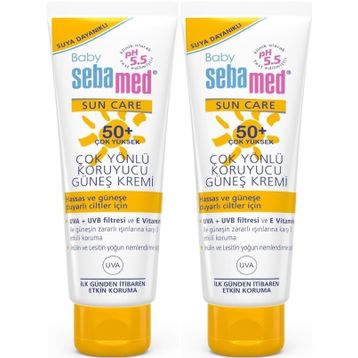 Sebamed Baby Sun Care 75 ml 50+ Çok Yüksek Faktör 2 Adet Çocuk Güneş Kremi