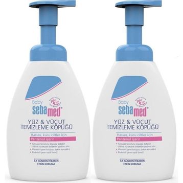Sebamed Baby Yüz Vücut 2x400 ml Bebek Temizleme Köpüğü