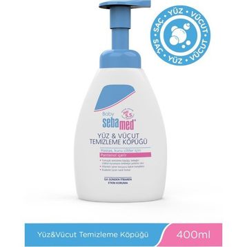 Sebamed Baby Yüz Vücut 400 ml Bebek Temizleme Köpüğü