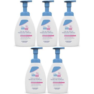 Sebamed Baby Yüz Vücut 5x400 ml Bebek Temizleme Köpüğü