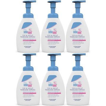 Sebamed Baby Yüz Vücut 6x400 ml Bebek Temizleme Köpüğü