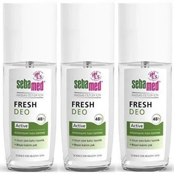 Sebamed Fresh Active 3x75 ml Sprey Deodorant