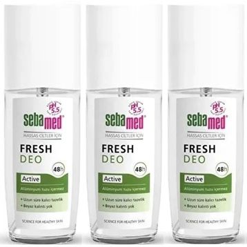Sebamed Fresh Active 3x75 ml Sprey Deodorant