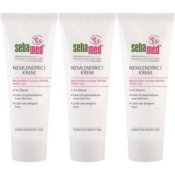 Sebamed Günlük Kullanım 3x50 ml Tüp Nemlendirici Krem