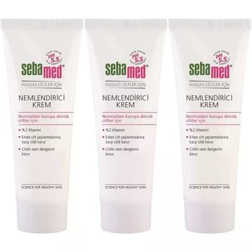 Sebamed Günlük Kullanım 3x50 ml Tüp Nemlendirici Krem
