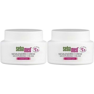 Sebamed Hassas Ciltler İçin E Vitaminli Su Bazlı Yağsız 2x75 ml Nemlendirici Yüz Bakım Kremi