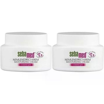 Sebamed Hassas Ciltler İçin E Vitaminli Su Bazlı Yağsız 2x75 ml Nemlendirici Yüz Bakım Kremi
