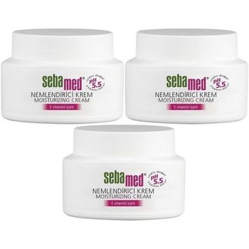 Sebamed Hassas Ciltler İçin E Vitaminli Su Bazlı Yağsız 3x75 ml Nemlendirici Yüz Bakım Kremi