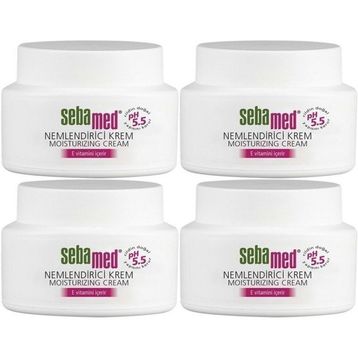 Sebamed Hassas Ciltler İçin E Vitaminli Su Bazlı Yağsız 4x75 ml Nemlendirici Yüz Bakım Kremi