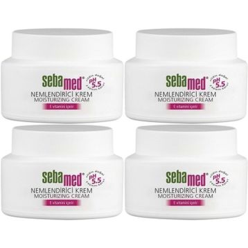 Sebamed Hassas Ciltler İçin E Vitaminli Su Bazlı Yağsız 4x75 ml Nemlendirici Yüz Bakım Kremi