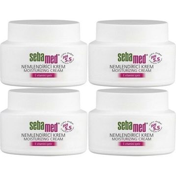 Sebamed Hassas Ciltler İçin E Vitaminli Su Bazlı Yağsız 4x75 ml Nemlendirici Yüz Bakım Kremi
