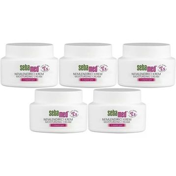 Sebamed Hassas Ciltler İçin E Vitaminli Su Bazlı Yağsız 5x75 ml Nemlendirici Yüz Bakım Kremi