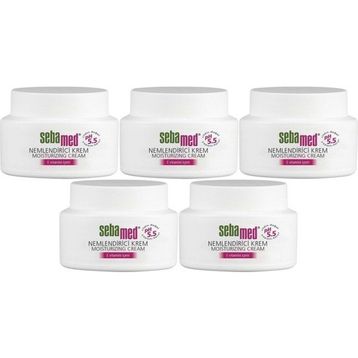 Sebamed Hassas Ciltler İçin E Vitaminli Su Bazlı Yağsız 5x75 ml Nemlendirici Yüz Bakım Kremi