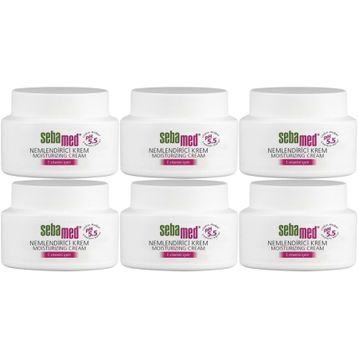 Sebamed Hassas Ciltler İçin E Vitaminli Su Bazlı Yağsız 6x75 ml Nemlendirici Yüz Bakım Kremi