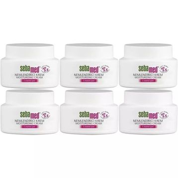 Sebamed Hassas Ciltler İçin E Vitaminli Su Bazlı Yağsız 6x75 ml Nemlendirici Yüz Bakım Kremi