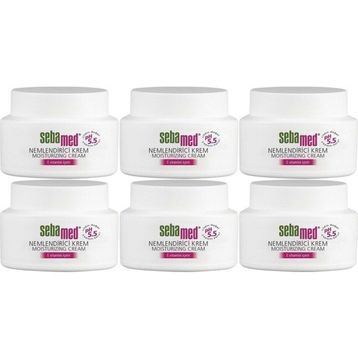 Sebamed Hassas Ciltler İçin E Vitaminli Su Bazlı Yağsız 6x75 ml Nemlendirici Yüz Bakım Kremi